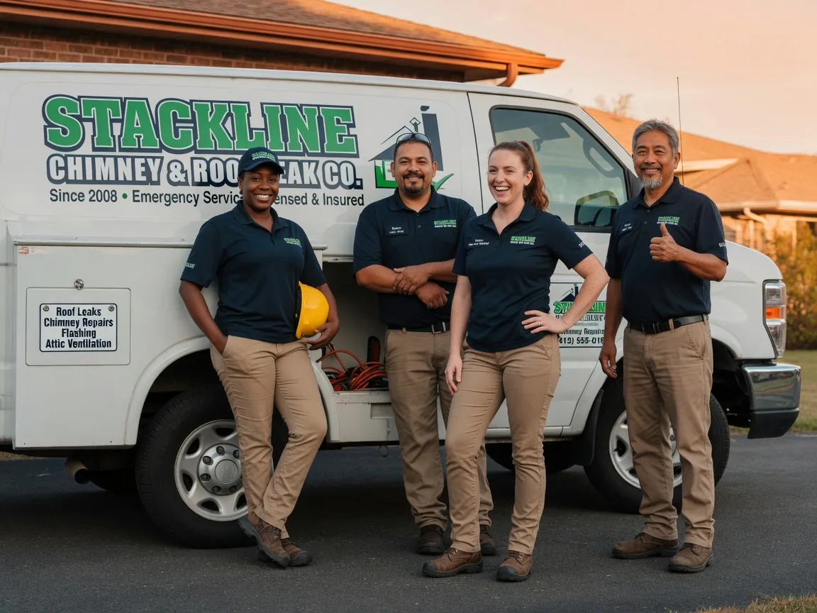 Chimney flashing repair company in Collinsville, TX